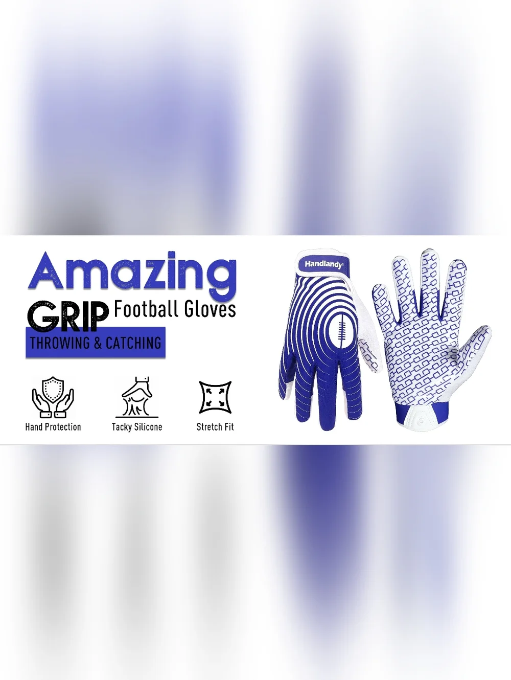 Handlandy youth football gloves